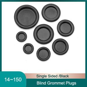 14mm - 150mm 단면 고무 그로밋 와이어 전기 기기 및 배관용 폐쇄형 블라인드 플러그