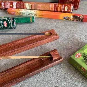 로즈우드 인센스스틱홀더 각도조절 인센스홀더 향받침 향꽂이 (W8965DE)