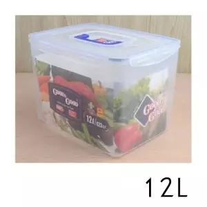 12리터 다용도 밀폐용기 손잡이 반찬통 보관함 김치통 도시락 주방용기 (W854F39)
