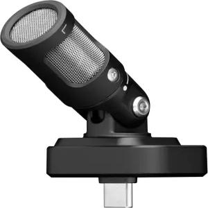 모바일 녹음용 슈어 MV88 USB-C 마이크 자동 레벨 모드를 사용한 브이로그용 휴대용 스마트 노이즈
