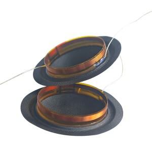 AD1pcs 동일 방향 리버스 KSV 트레블 DIY 액세서리 25.5mm 트위터 보이스 코일 6OHM 8ohm 실크 멤브레인