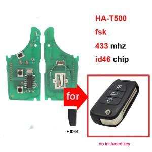 자동차 원격 FSK Id46 HA-T500 키 보드 기아 K2 K5 Rio 3 Pico Ceed Cerato Sportage For Hyundai