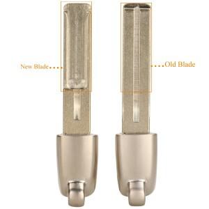 원격 스마트 자동차 키 언컷 블랭크 블레이드 렉서스 IS250 LX570 GS460 CT200h LS600h 용