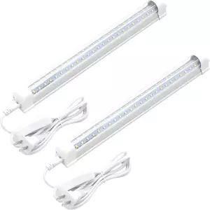칼리나 T8 V자형 통합 단일 고정 장치 1FT LED 튜브 1080lm 6000k 화이트 9W 유틸리티 샵 천장 및 캐비닛