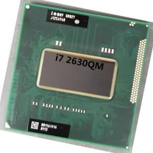 인텔 코어 i7-2630QM i7 SR02Y 2.0GHz 45W 8 스레드 소켓 G2 노트북 CPU 프로세서