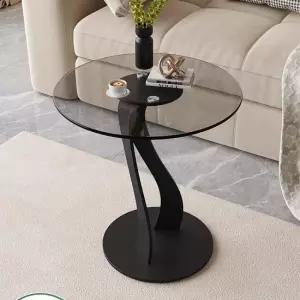 강화유리 사이드테이블 커피 북유럽 간이 모던 디자인 거실협탁 협탁테이블