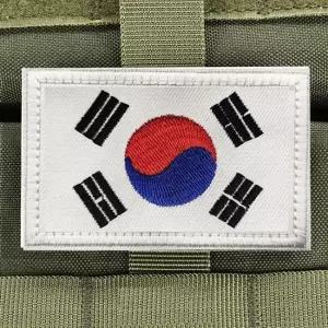 태극기 와펜 DIY 태극마크 자수 라벨 패치 DD-12879 태극기와펜 태극와펜 태극자수와펜