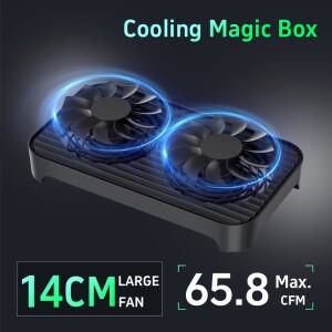 네트워크 장치 냉각 USB 듀얼 팬 라우터 TV 수신기 DVR PlayStation Xbox 캐비닛용 저소음 휴대용 팬