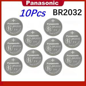 10pcs 파나소닉 BR2032 3V 버튼 배터리 메르세데스 벤츠 현대 아우디 자동차 키 리모컨 전자 체중계 mother