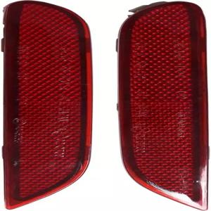 알티마 패스파인더 로그 스포츠 센트라 Q70 Q70L QX30 Q50 JX35 ApplianPar 2Pcs 리어 범퍼 리플렉터