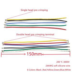2.0mm PH 커넥터 소켓 키트미리 압착 연질 실리콘 와이어 포함 2/3/4 5 6 7/8/9/10핀 하우징 Male Female J