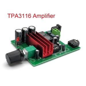 스피커용 볼륨 조절 서브우퍼 하이파이 파워 앰프 디지털 오디오 보드 TPA3116D2 DC 8-25V 50W + 100W