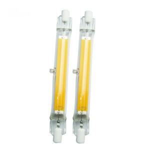 LED R7S 유리관 118mm 50w 40w 78mm 20w 할로겐 램프 Cob 대신 AC 110V 220V 에너지 절약 Led 전구
