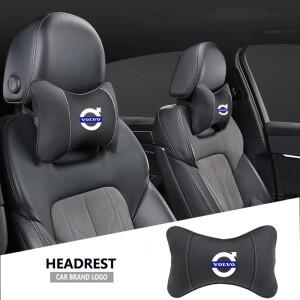 [호환품]볼보 호환 V60 V40 XC90 S60 C30 V50 V70 S90 S80 V90 EX30 S40 용 자동차 헤드레스트 로고 시트