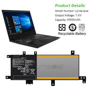 SKOWER C21N1634 배터리 ASUS VivoBook 15 A580U R542U FL5900L 5000mAh