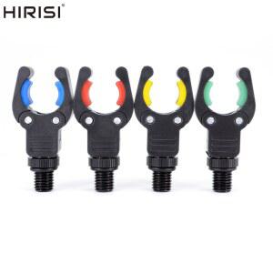 HIRISI 2PCS 잉어 낚시대 나머지 머리 엉덩이 막대 홀더 낚시 경보 및 버즈 바 AC143에 대 한 플라스틱 그리퍼