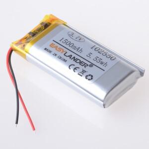 10 개/몫 3.7V 1500mAh 리튬 이온 폴리머 배터리 Lipo