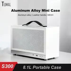미니 ITX PC 케이스 8L 분리형 폰 박스 지원 최대 30mm 그래픽 카드 타입C 데스크탑 소형 컴퓨터