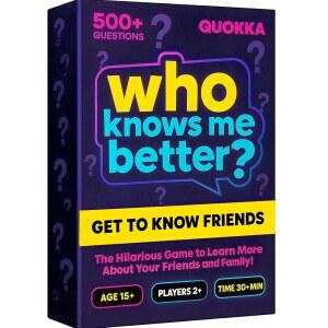 QUOKKA 및 청소년용 게임 게임, - Better 500개 트리비아 가족 위한 파티 Knows 질문이 나이트를 만 보드 이상의 재미있는 Me 추측 있는 Classic 카드 Who