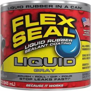 Flex Seal 액체  고무 코팅 실란트   회색 32온스