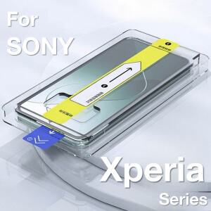 SONY호환호환 Xperia 1 VI IV 5 101IV 화면 보호기 강화 유리 간편한 자동 먼지 제거 키트