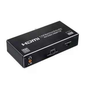 4K HDMI 2.0B 스플리터 겸용 SPDIF 광 오디오 추출 고해상도 3D TV 노트북 모니터 프로젝터