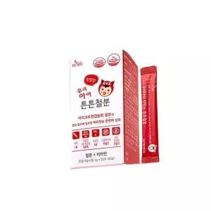 (더데이(THE DAY))더데이 초등학생 어린이 철분제 비타민C 우리아이 맛있는 튼튼철분 어린이엽산보충(...