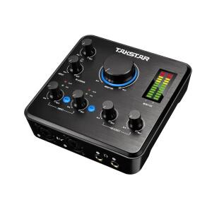 Takstar MX630 전문 사운드 카드 믹서  흔들리는 라이브 장비  휴대폰 핸드폰 컴퓨터  USB 외장 다기능 보