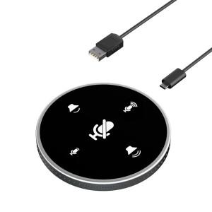 데스크탑 USB 회의 스피커폰 마이크 내장 360 ° 무 지향성 PC 컴퓨터 콘덴서 노트북 용