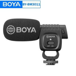 Boya BY-BM3011 카디오이드 콘덴서 샷건 마이크 카메라 용 오디오 캐논호환 NIKON 호환 호환 DSLR PC 스마