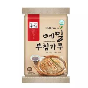 보리보리/베스트식품 봉평촌 메밀부침가루 800g (메밀40) 3개