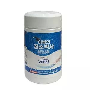 (튼튼)다용도 세정티슈 기름때 찌든 청소 만능 크리너 원통형 150매입 세제 클리너 청소용