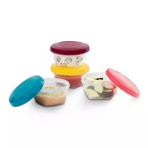 베이비무브 이유식 보관 용기 4개입 누수 방지 BPA 프리 간식 소분 세트