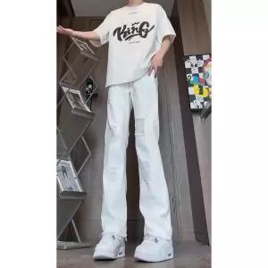 팬츠 청 남자 여름 긴 디스트로이드 배기핏 슬림핏 유행2