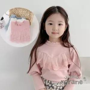 여아드레스 여아 꼬꼬망 레이스 티셔츠