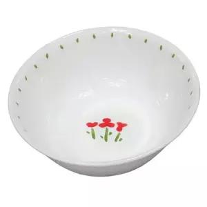 [골드스마일]붉은꽃 도자기 냉면기 21.5cm 대접 면기 국수 국그릇 다용도 볼 식기