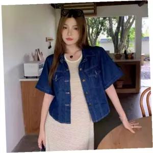반팔 셔츠 데님 청자켓 봄코디 경량
