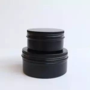 갓샵 원형 틴케이스/블랙 150ml 8.3x3.8cm 철제 철 캔 (WDA42E2)