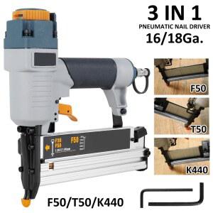 무선타카 경량 에어 목수 공압 네일 , T50 440K, 브래드, F50, 깊이 16GA, 18GA