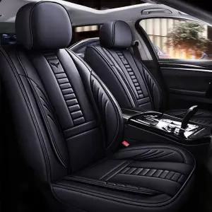 BMW X5 2005-2025 카시트 커버용 Niscarda 전체 맞춤형 시트 프리미엄 가죽 방수 얼룩 방지 설치하기 쉬운