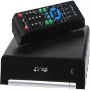 CiragoTV 플래티넘 네트워크 HD 멀티미디어 센터 TB CMC3000 포함 블랙