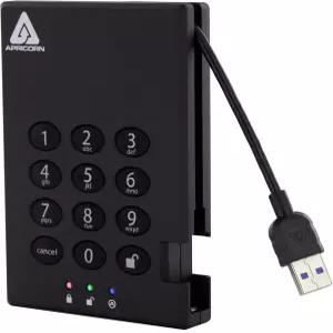 살구색 52GB 이지스 패드록 USB 30 SSD 256비트 암호화 휴대용 드라이브(A253PL256S52)