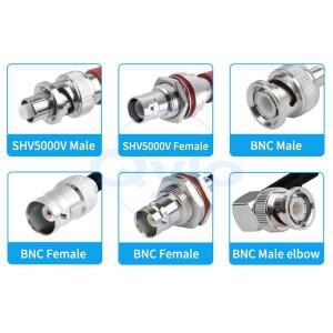 SHV5000V에서 BNC 남성/여성 고전압 5KV RF 전원 연결 케이블 RG58/223 호환 SHV5000V에서 BNC 케이블 (1개