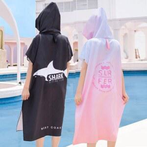 판초타월 비치가운 판초 로브 물놀이가운 수영 해변 물놀이