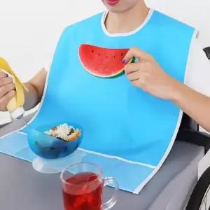 방수 노인용 간병 턱받이 앞치마 80CM 간병용품 성인턱받이 성인용턱받이 어르신턱받이