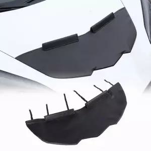 쉐보레 콜벳 C8 2020-2024와 호환되는 자동차 보닛 후드 프로텍터 브라, 오토 벤트쉐이드 버그 플렉터 실드, 프론트 엔드 마스크 브라 가죽 액세서리