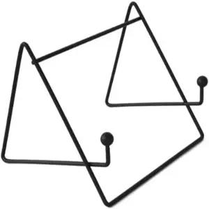 ARFUKA 주방 카운터용 견고한 금속 요리책 스탠드 다기능 레시피 및 태블릿 홀더 잡지 태블릿(블랙)을 위한