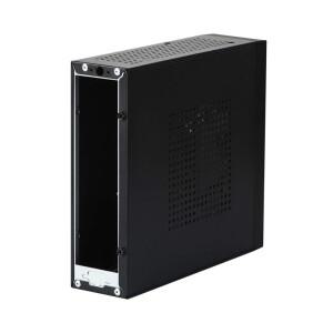 ITX 컴퓨터 케이스 M06 미니 데스크탑 편의성 PC 2.5인치 HD 지원 17x17cm 마더보드를 설치할 수