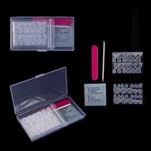 네일아트 실리콘 양면테이프 손발톱용 각5장 외 세트 네일아트재료 네일글루 (W935DAA)