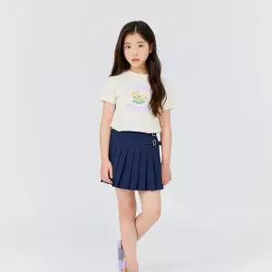 [토박스](천안아산점)스타일노리터 아동의류 키즈할인 여름세일 키치 플리츠 버클 스커트_ SNSCE22MSK04...